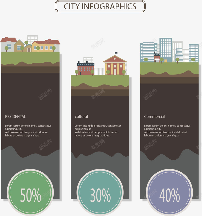 手绘城市建设图标png_新图网 https://ixintu.com 图标 城市 建设 手绘 数据 标签