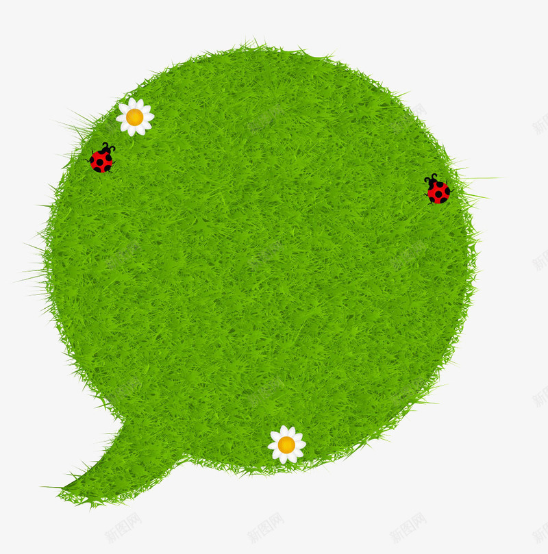 树叶白花昆虫png免抠素材_新图网 https://ixintu.com 卡通手绘 昆虫 绿色植物 绿草 装饰图案 鲜花