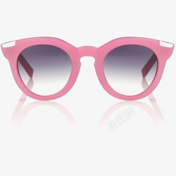 粉色眼镜素材
