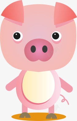 装饰猪头粉色卡通小猪高清图片