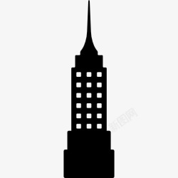 纽约市纽约市建设图标高清图片