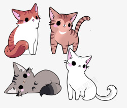 猫咪矢量图素材