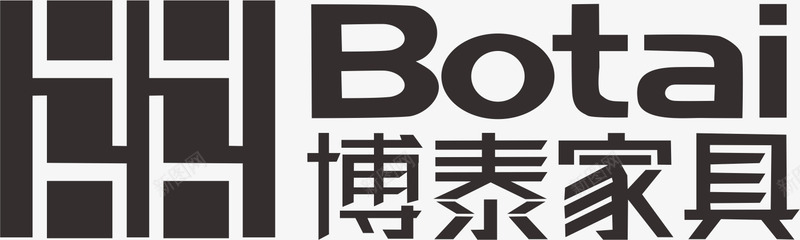 博泰家具品牌logo矢量图图标图标