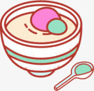 卡通碗png免抠素材_新图网 https://ixintu.com 卡通 甜品 碗 美食 食物