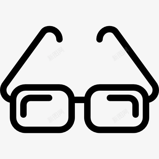 学生眼镜图标png_新图网 https://ixintu.com 光学 学习 眼镜 研究 阅读眼镜