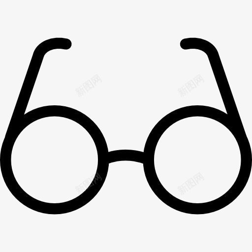 老式的眼镜图标图标png_新图网 https://ixintu.com 年份 眼镜 老花眼镜 阅读