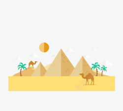 沙漠中有骆驼沙漠中的骆驼高清图片
