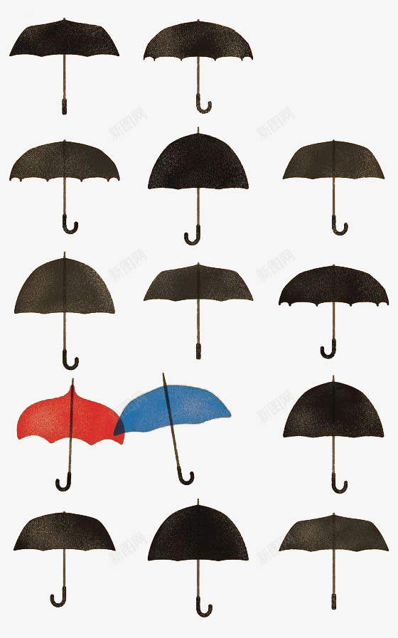 卡通雨伞图标png_新图网 https://ixintu.com 卡通 手绘 装饰 雨伞
