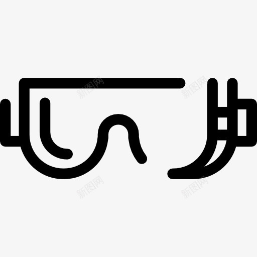 防护眼镜图标png_新图网 https://ixintu.com 人员 安全 工作 工具 建设 设备