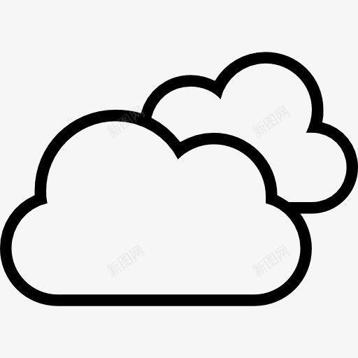 两云概述符号中风天气界面图标png_新图网 https://ixintu.com 两 中风 云 天气 山楂天气中风 概述 界面 符号
