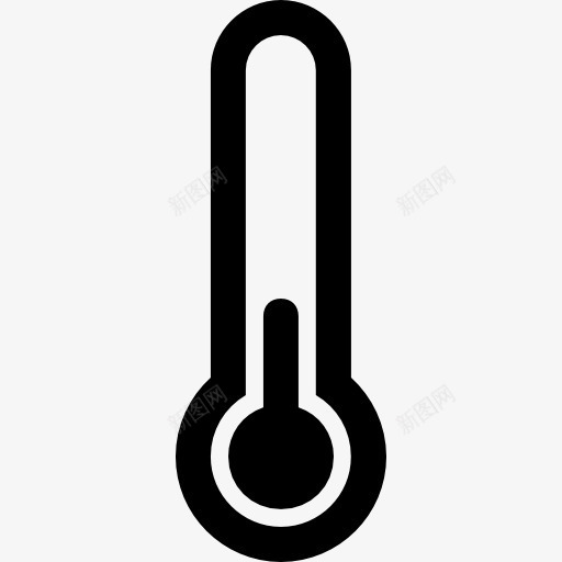 温度计温度低图标png_新图网 https://ixintu.com 天气 山楂天气填 工具 控制 温度 温度计 符号