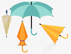 卡通雨伞装饰图案素材