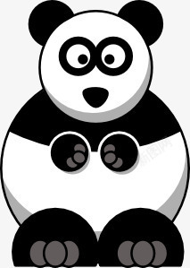熊猫hathix卡通动物素材