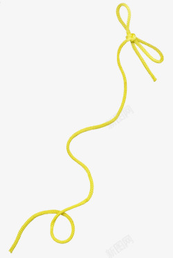 黄色绳子素材