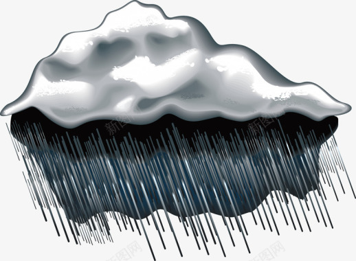 下雨天气标图标图标