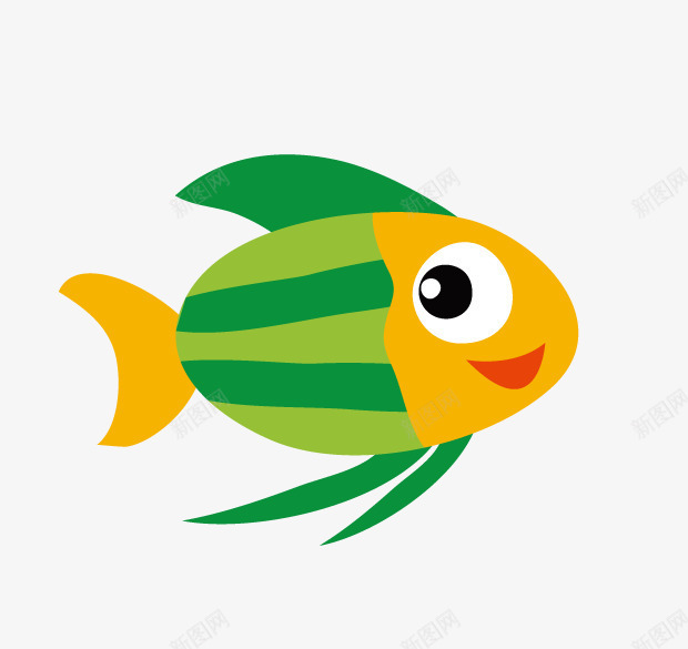 绿色热带鱼png免抠素材_新图网 https://ixintu.com 低纬度海域 使用 喜温 海洋 热带鱼类 鱼罐头