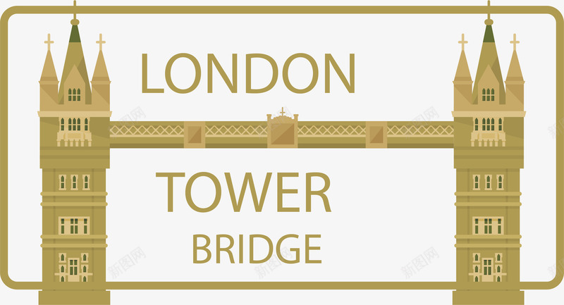 英国伦敦大桥png免抠素材_新图网 https://ixintu.com 伦敦大桥 旅游纪念 纪念徽章 英国伦敦