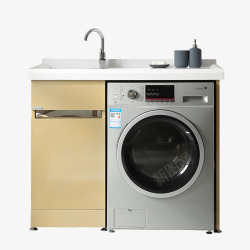 橡木洗衣柜多功能洗衣柜高清图片