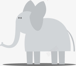 卡通大象热带动物图形素材