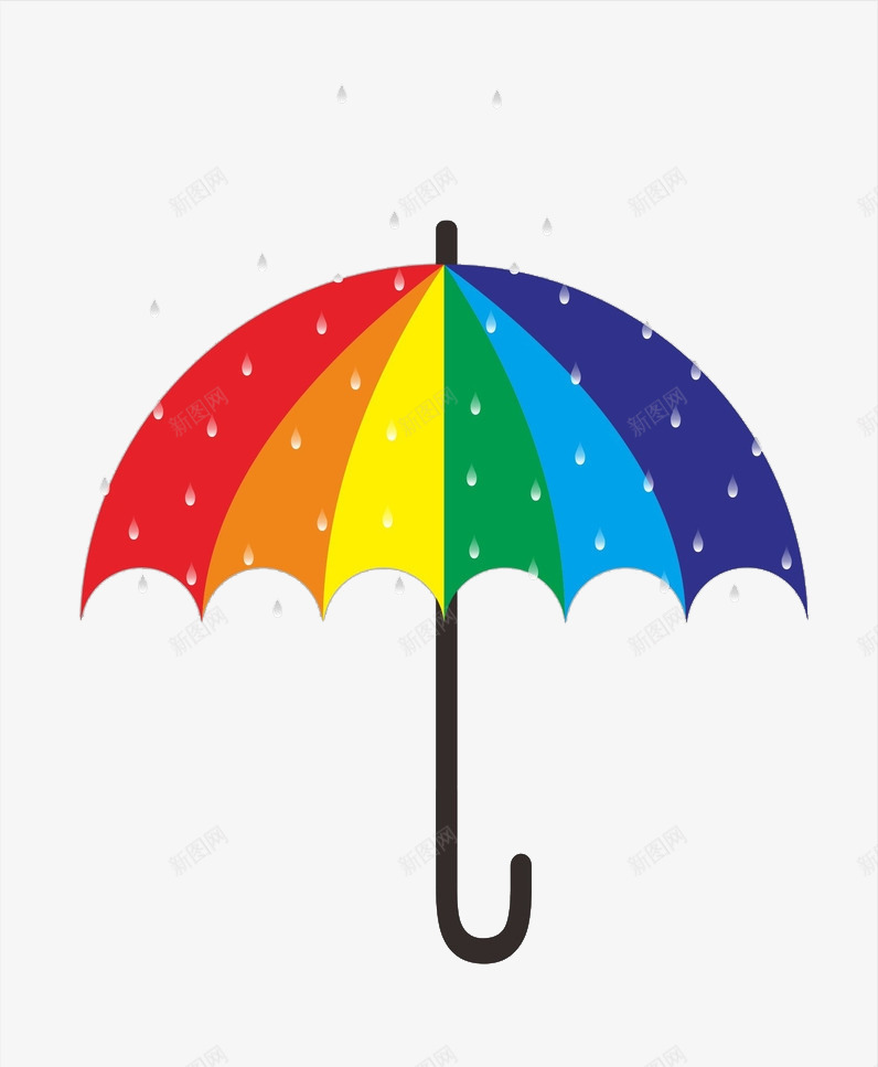 雨伞png免抠素材_新图网 https://ixintu.com 淘宝素材 装饰 雨伞