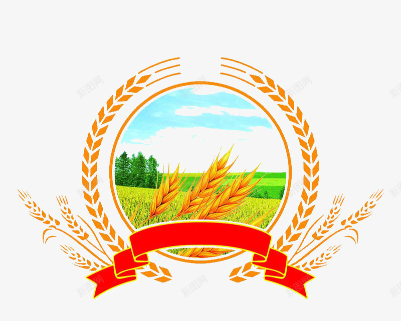 麦子图标png_新图网 https://ixintu.com 图标 小麦胚芽 麦子 麦穗 黄色
