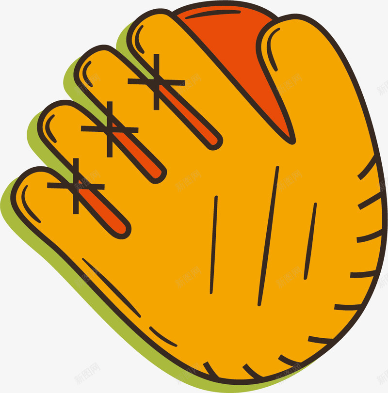 橘色棒球黄色手套矢量图eps免抠素材_新图网 https://ixintu.com 专业棒球手套 卡通棒球手套 手套 棒球 棒球手套 橘色 矢量手套 矢量图