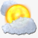 太阳多云的天气png免抠素材_新图网 https://ixintu.com cloudy sun 多云的 太阳