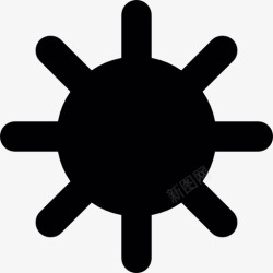 iOS天气太阳iOS7界面符号图标高清图片