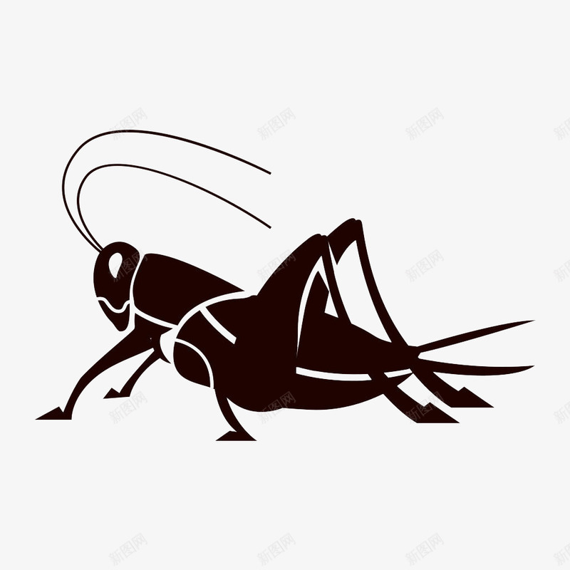 蟋蟀昆虫图标psd_新图网 https://ixintu.com 昆虫 蛐蛐 蝈蝈 蟋蟀
