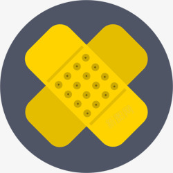 手绘创口贴矢量图创口贴图标高清图片