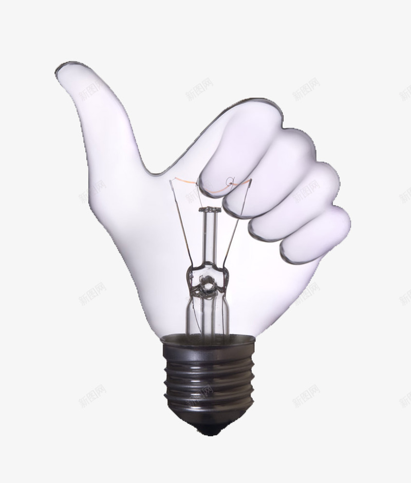 创意电灯泡png免抠素材_新图网 https://ixintu.com 创意 创意点赞 创意电灯泡素材 手式 灯泡
