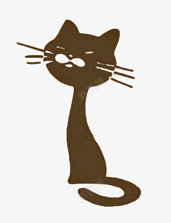 卡通猫png免抠素材_新图网 https://ixintu.com 卡通猫 可爱猫 猫剪影 猫咪