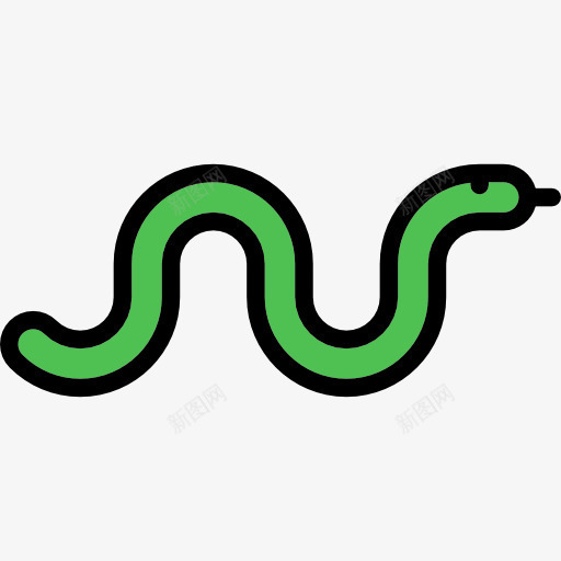 蛇图标png_新图网 https://ixintu.com 动物 危险 毒药 眼镜蛇毒液 绿色眼镜蛇 蛇