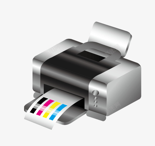 卡通彩色打印机png免抠素材_新图网 https://ixintu.com 仪器 办公用品 卡通 打印机 矢量打印机 科技