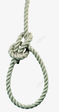上吊麻绳一根吊着的绳子高清图片