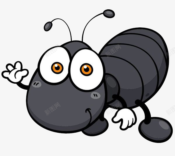 挥手的蚂蚁png免抠素材_新图网 https://ixintu.com 卡通 昆虫 白蚁 蚁 蚁巢 蚂蚁 蚂蚁农场