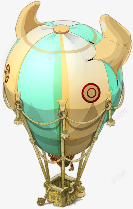 创意手绘扁平风格热气球造型png免抠素材_新图网 https://ixintu.com 创意 扁平 热气球 造型 风格