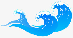浪花朵朵素材