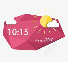 天气png免抠素材_新图网 https://ixintu.com shanghai 时间 温度