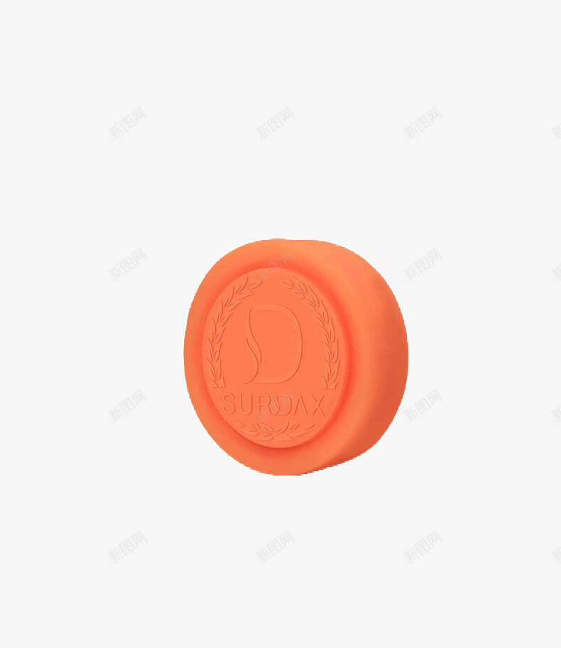 橘色马油肥皂png免抠素材_新图网 https://ixintu.com 圆形 橘色 肥皂