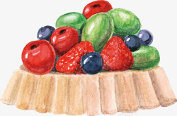 多种水果蛋糕素材
