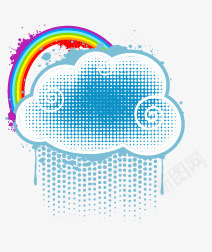 大雨天气矢量图图标ai_新图网 https://ixintu.com 大雨 天气图标 天气图片 雨 矢量图