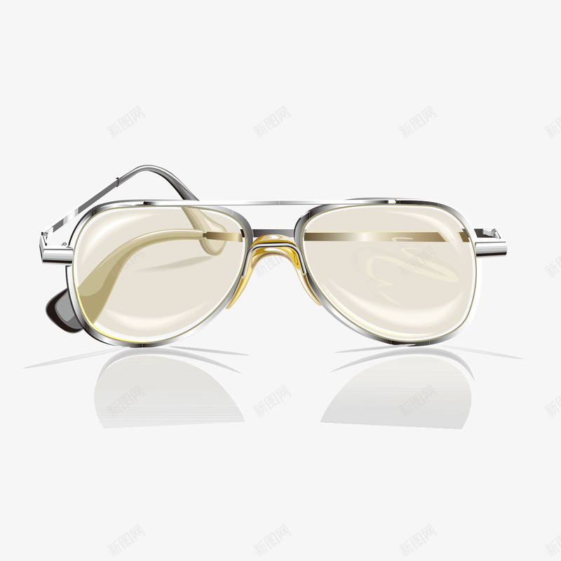 眼镜png免抠素材_新图网 https://ixintu.com 写实眼镜 墨镜 太阳镜 眼镜 防辐射