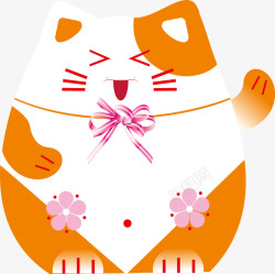 卡通招财猫素材