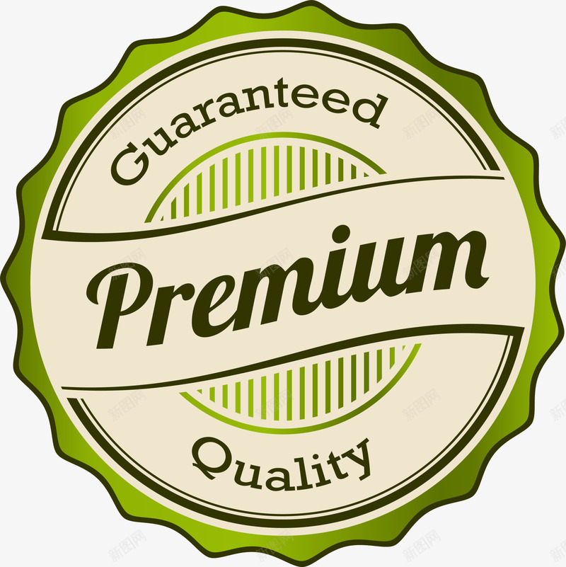 绿色徽章标志png免抠素材_新图网 https://ixintu.com premium 优质 免抠PNG 徽章 标志 绿色 装饰图案