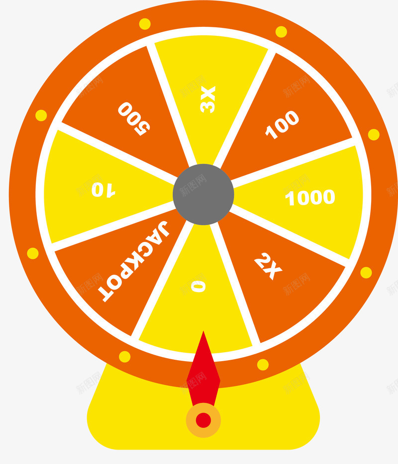 橘色卡通风格转盘矢量图eps免抠素材_新图网 https://ixintu.com 卡通转盘 卡通风格 幸运转盘 彩色轮盘 扁平风格 橘色 橘色转盘 矢量图 矢量转盘