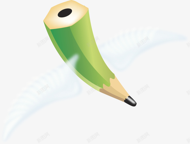 可爱创意弯曲铅笔造型png免抠素材_新图网 https://ixintu.com 创意 可爱 弯曲 扭曲铅笔 造型 铅笔
