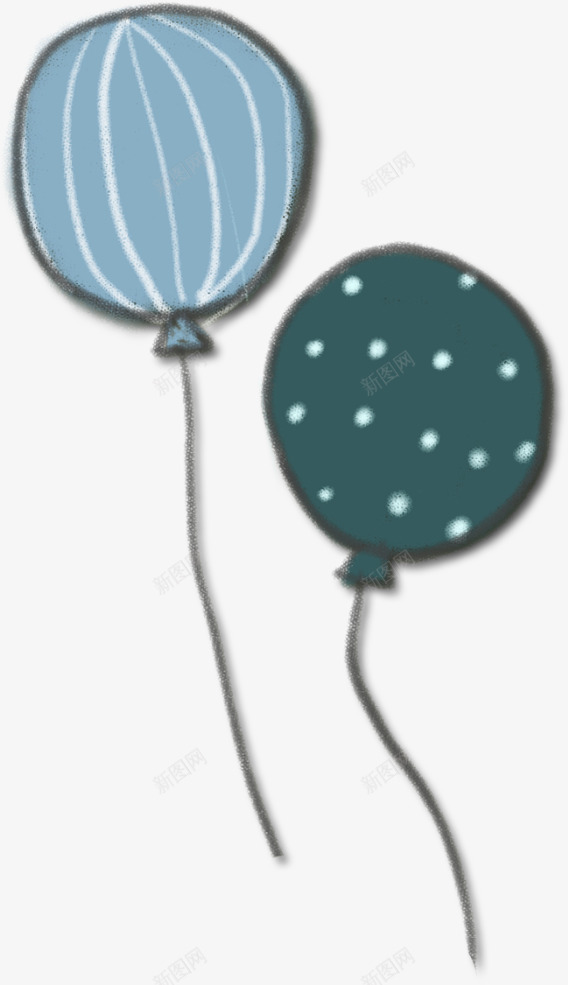 合成创意扁平手绘气球造型效果png免抠素材_新图网 https://ixintu.com 创意 合成 扁平 效果 气球 造型