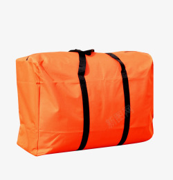搬家袋子橘色编织袋高清图片