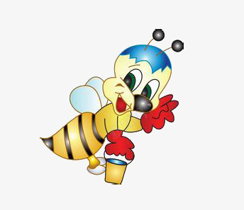 蜜蜂采蜜png免抠素材_新图网 https://ixintu.com 卡通 昆虫 蜜蜂 采蜜